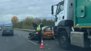 Тежка катастрофа край Пловдив, движението е затруднено